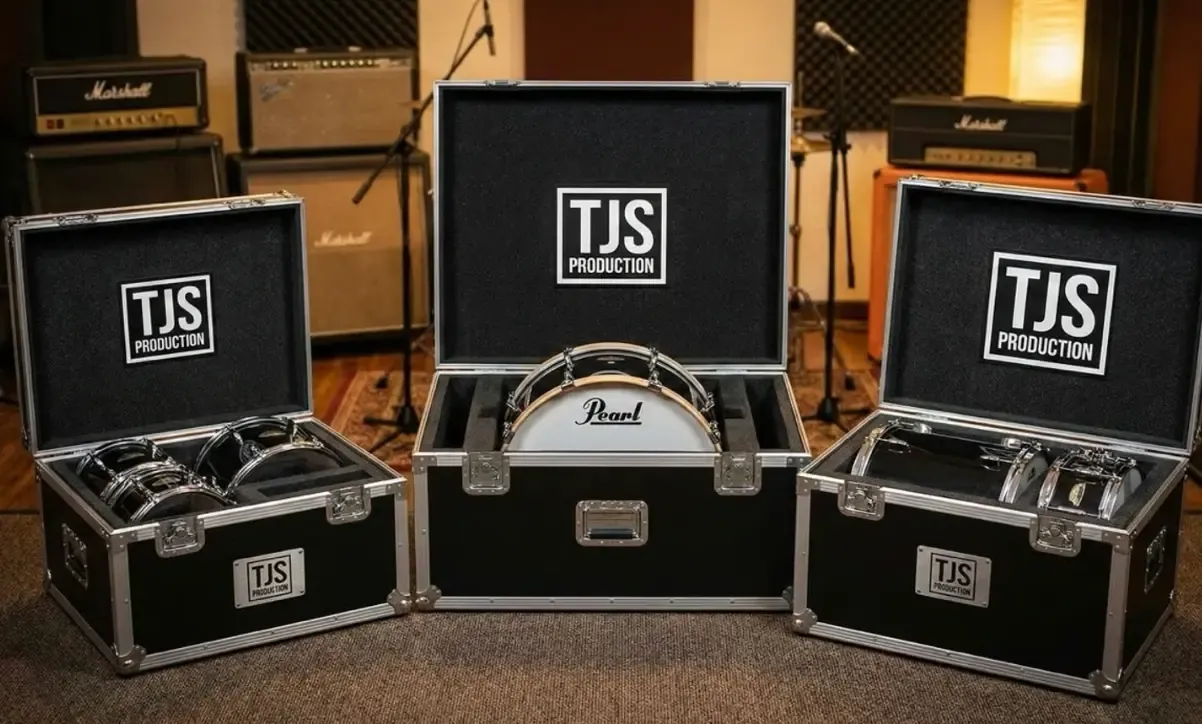 Set flightcase custom untuk perlengkapan band