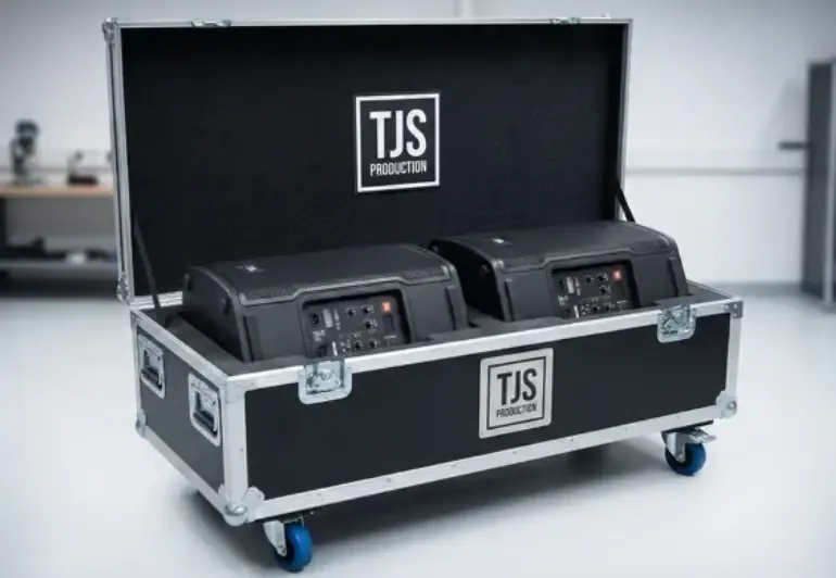 Flightcase custom beroda siap dikirim untuk pelanggan di Tangerang