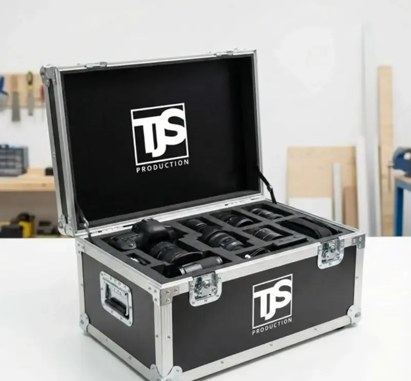 Case kit kamera dengan rongga terpisah per komponen