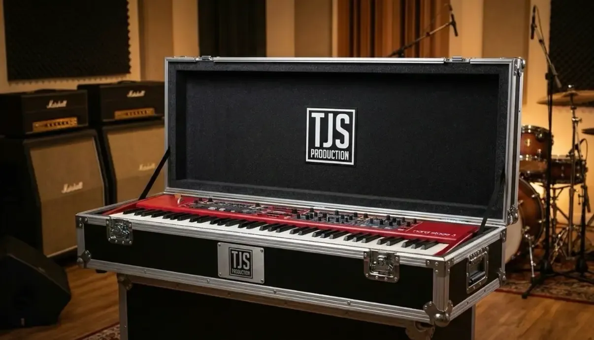 Flightcase custom untuk perangkat panggung dengan interior foam presisi